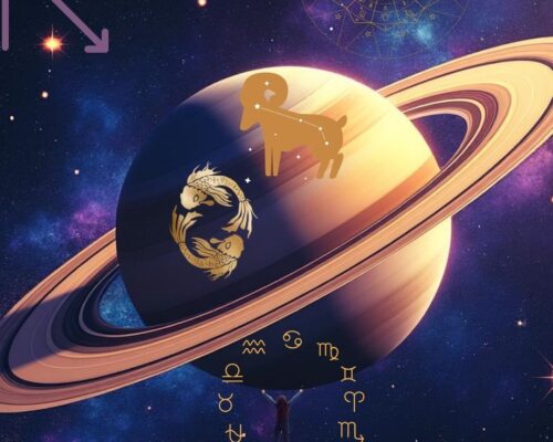 Saturn retrograd 2025 în Berbec și Pești