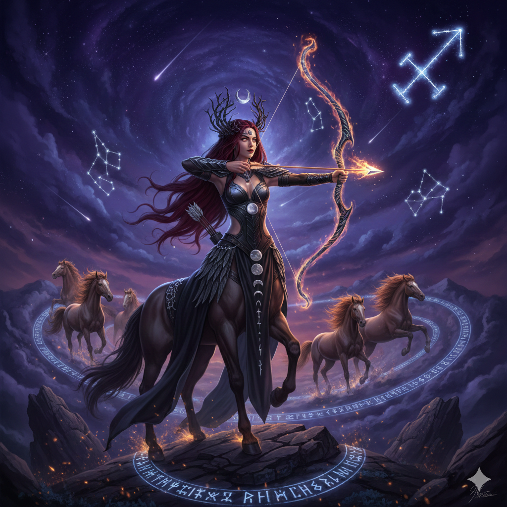 Lilith în Săgetător – Adevărul Sălbatic și Eliberarea