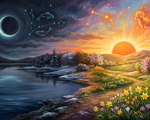 Trecerea de la tăcerea apelor la focul primăverii